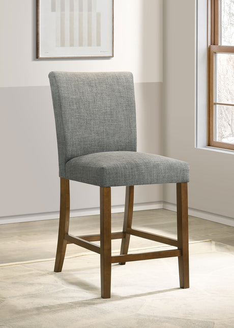 Paxton Upholstered Counter Height Dining Chair Grey (Set of 2) by Coaster at Eve Furniture