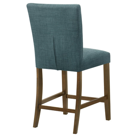 Paxton Upholstered Counter Height Dining Chair Teal Blue (Set of 2) by Coaster at Eve Furniture