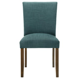 Paxton Upholstered Dining Side Chair Blue (Set of 2) by Coaster at Eve Furniture
