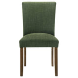 Paxton Upholstered Dining Side Chair Green (Set of 2) by Coaster at Eve Furniture