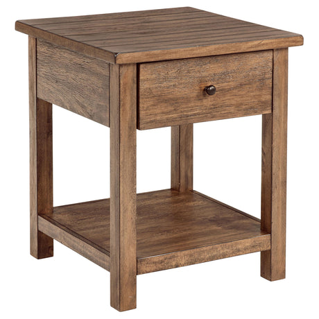 Payne Distressed Brown 2-Piece Coffee and 1-Drawer End Table Set by Coaster at Eve Furniture
