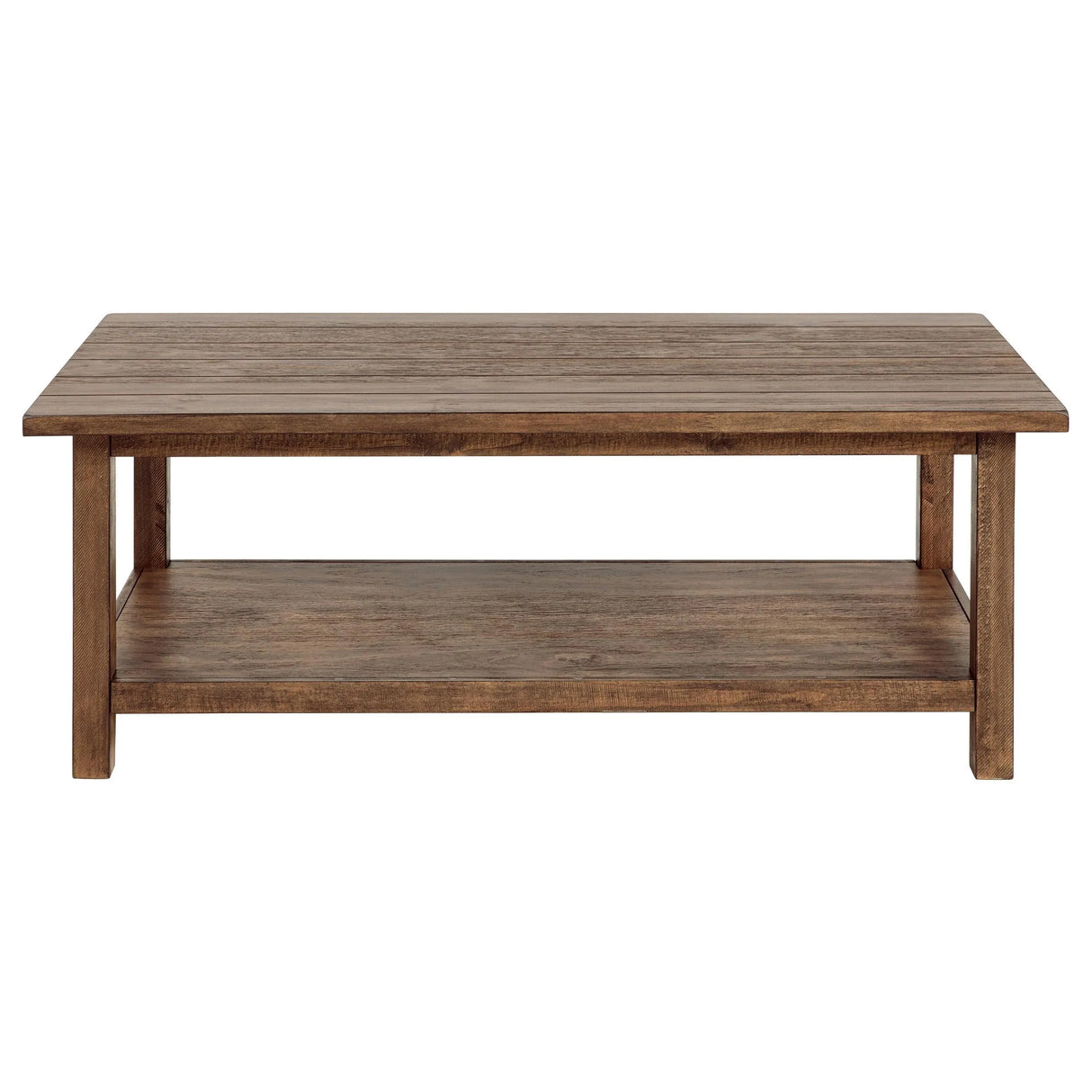 Payne Distressed Brown 2-Piece Coffee and 1-Drawer End Table Set by Coaster at Eve Furniture