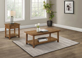 Payne Distressed Brown 2-Piece Coffee and 1-Drawer End Table Set by Coaster at Eve Furniture
