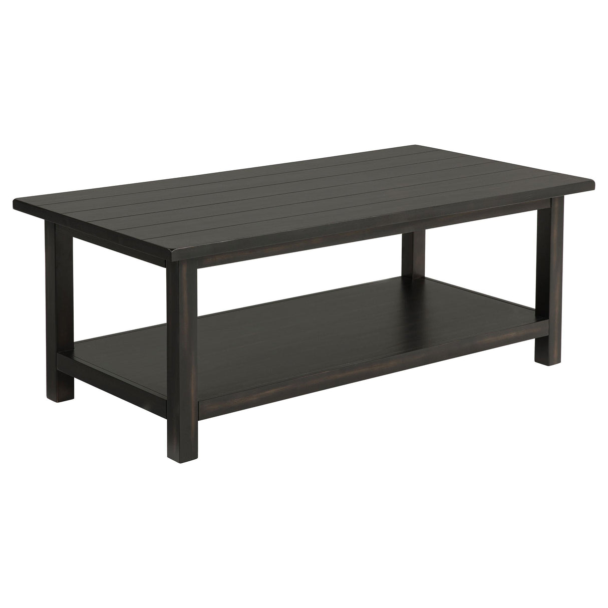 Payne Distressed Java 2-Piece Coffee and 1-Drawer End Table Set by Coaster at Eve Furniture
