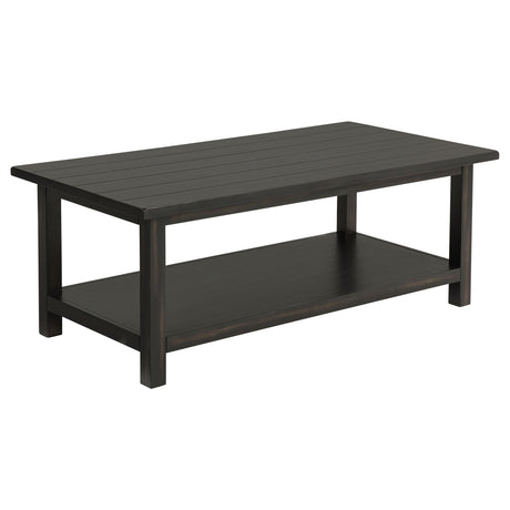 Payne Distressed Java 2-Piece Coffee and 1-Drawer End Table Set by Coaster at Eve Furniture
