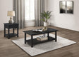 Payne Distressed Java 2-Piece Coffee and 1-Drawer End Table Set by Coaster at Eve Furniture
