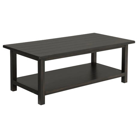 Payne Distressed Java 3-Piece Coffee and 1-Drawer End Table Set by Coaster at Eve Furniture