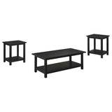 Payne Distressed Java 3-Piece Coffee and End Table Set by Coaster at Eve Furniture