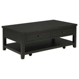 Payne Distressed Java 48-inch Mobile Lift Top Coffee Table by Coaster at Eve Furniture