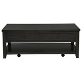 Payne Distressed Java 48-inch Mobile Lift Top Coffee Table by Coaster at Eve Furniture