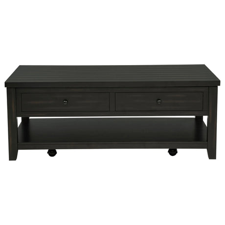 Payne Distressed Java 48-inch Mobile Lift Top Coffee Table by Coaster at Eve Furniture