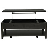 Payne Distressed Java 48-inch Mobile Lift Top Coffee Table by Coaster at Eve Furniture