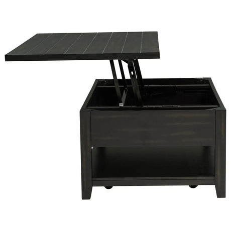Payne Distressed Java 48-inch Mobile Lift Top Coffee Table by Coaster at Eve Furniture