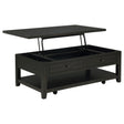 Payne Distressed Java 48-inch Mobile Lift Top Coffee Table by Coaster at Eve Furniture