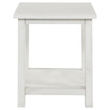 Payne Distressed White 2-Piece Coffee and End Table Set by Coaster at Eve Furniture