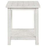 Payne Distressed White 2-Piece Coffee and End Table Set by Coaster at Eve Furniture