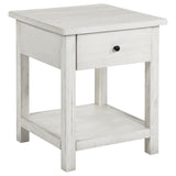 Payne Distressed White 3-Piece Coffee and 1-Drawer End Table Set by Coaster at Eve Furniture