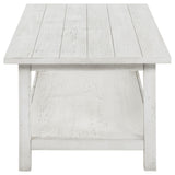 Payne Distressed White 3-Piece Coffee and End Table Set by Coaster at Eve Furniture