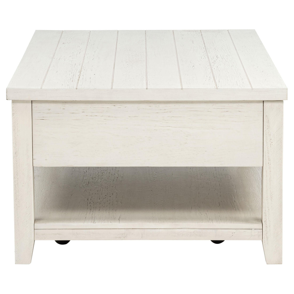 Payne Distressed White 48-inch Mobile Lift Top Coffee Table by Coaster at Eve Furniture