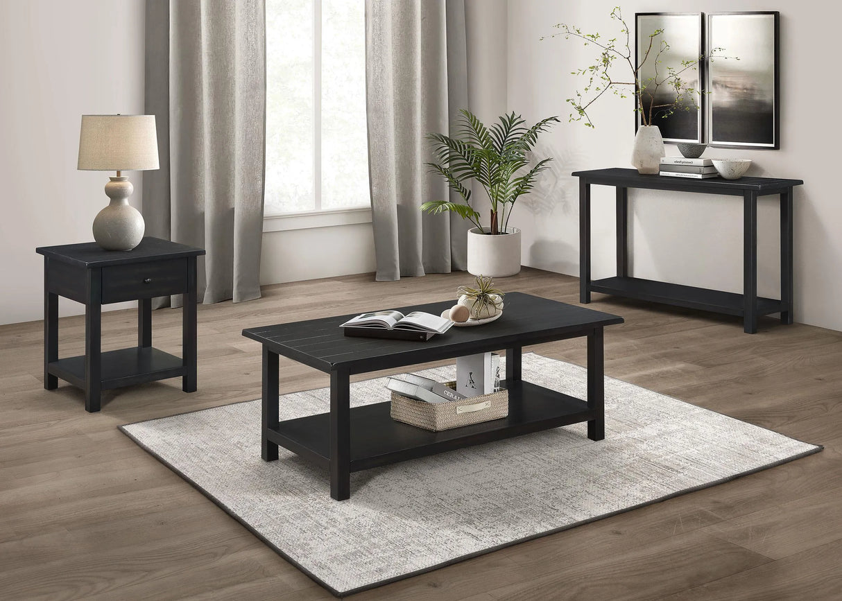Payne Java 1-drawer Wood End Table with Shelf by Coaster at Eve Furniture