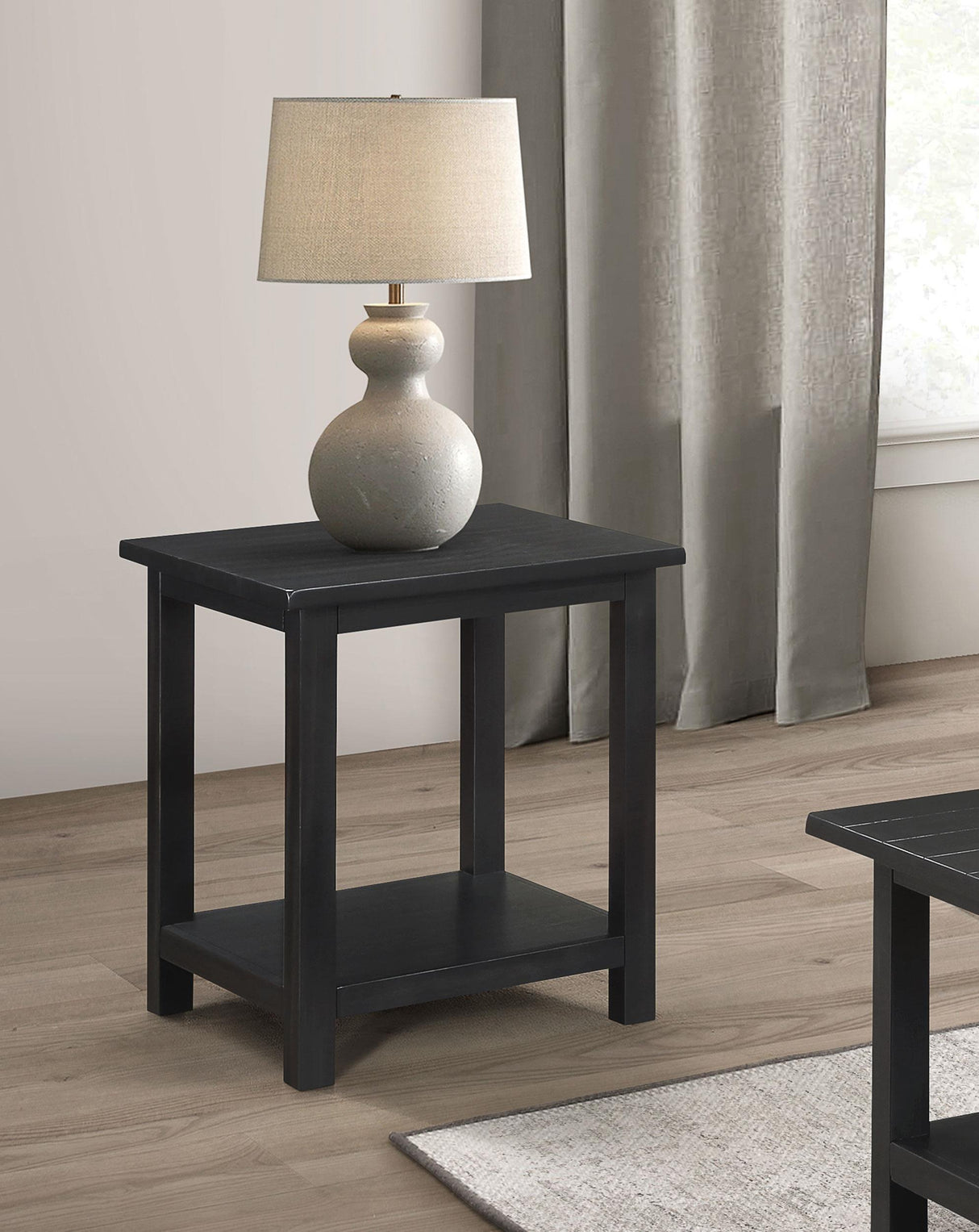 Payne Java Wood End Table with Shelf by Coaster at Eve Furniture
