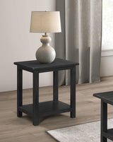 Payne Java Wood End Table with Shelf by Coaster at Eve Furniture