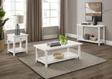 Payne White 1-drawer Wood End Table with Shelf by Coaster at Eve Furniture