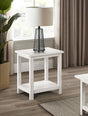 Payne White Wood End Table with Shelf by Coaster at Eve Furniture