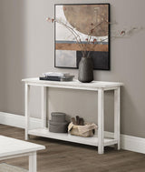 Payne Wood Entryway Sofa Console Table White by Coaster at Eve Furniture
