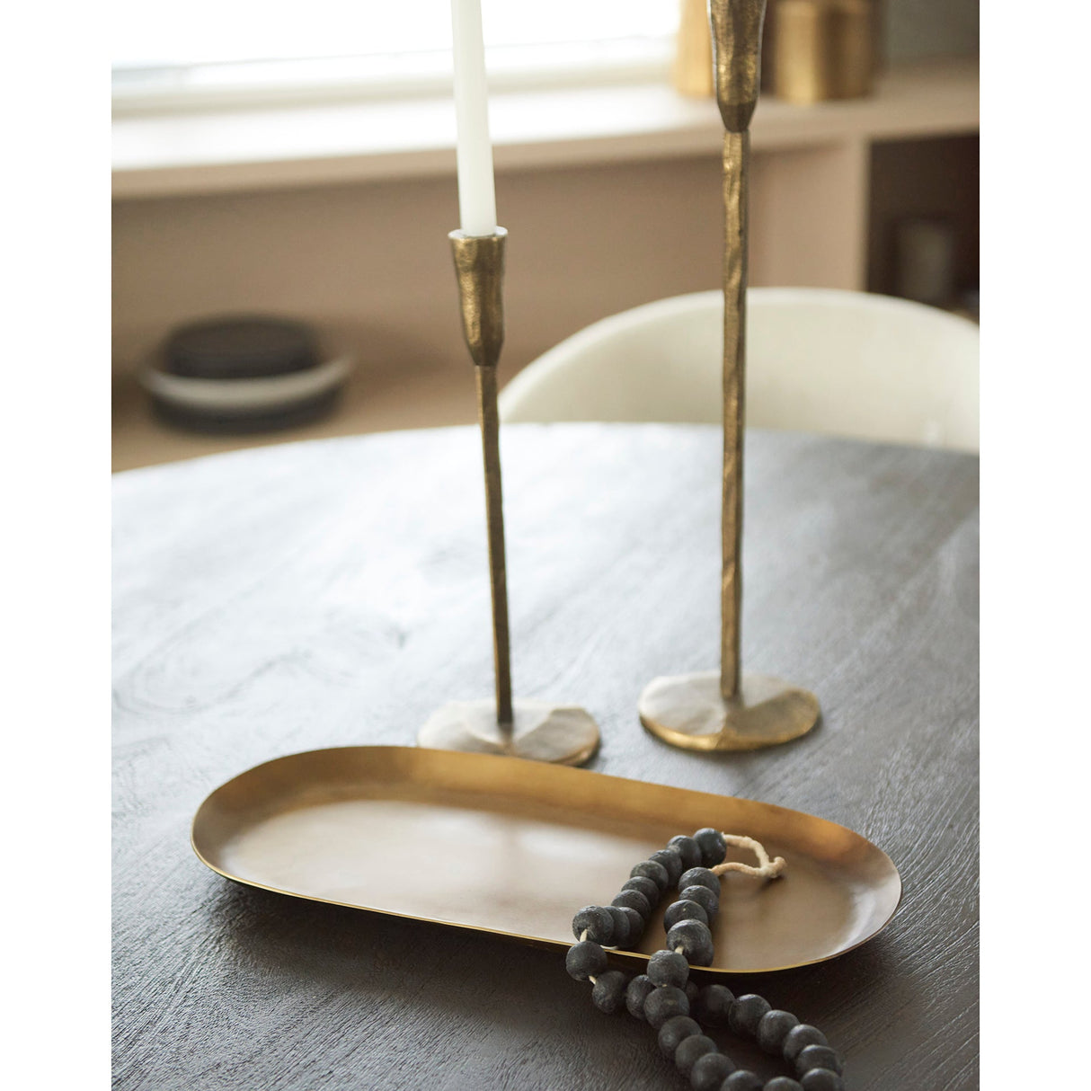Payson Aluminum Candle Tray by Mercana at Eve Furniture