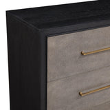 Payson Black and Brown Dresser by Crown Mark at Eve Furniture