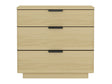 Payton Nightstand in Natural Oak and Black by Manhattan Comfort at Eve Furniture