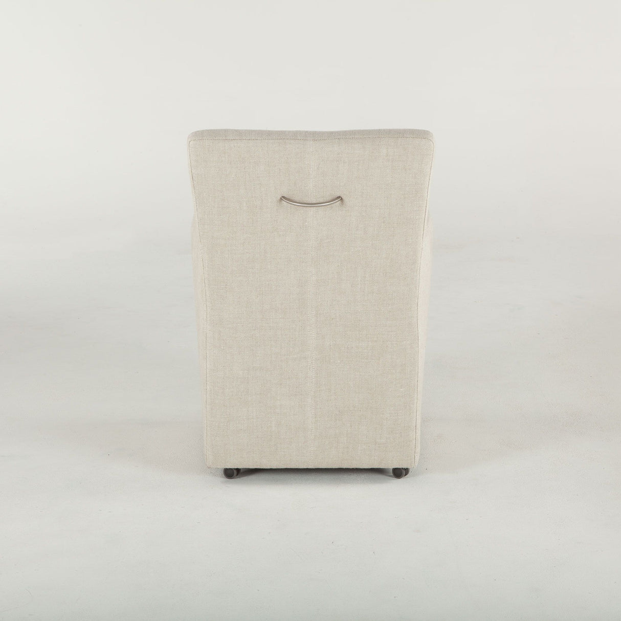 Peabody 25" Wheeled Armchair in Beige Linen by Home Trends & Design at Eve Furniture