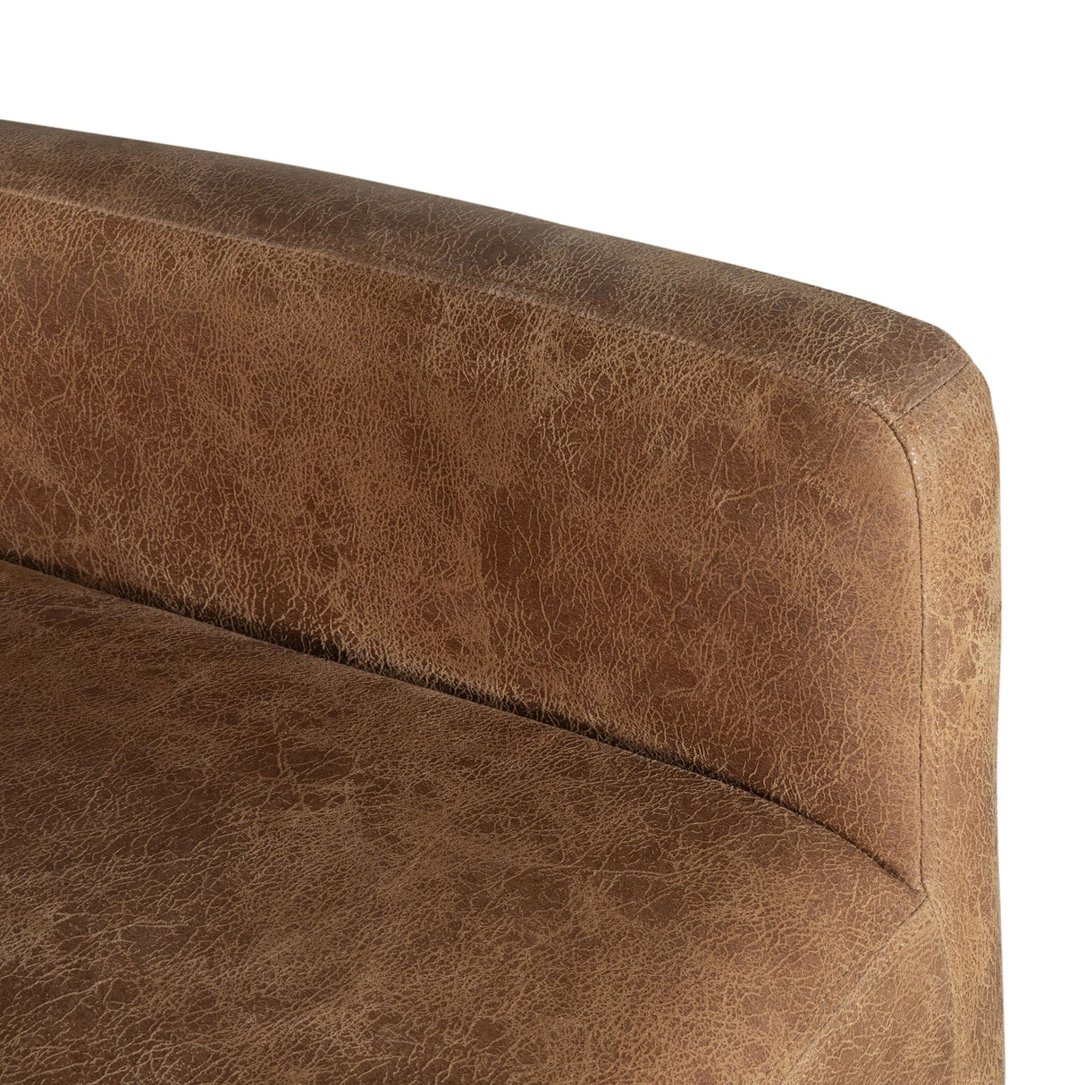 Peabody 25" Wheeled Armchair in Tan Leather by Home Trends & Design at Eve Furniture