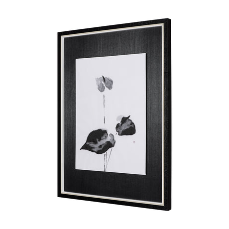 Peace Lily I by Mercana Studio a Hand Embellished Textured Framed Art Print by Mercana at Eve Furniture