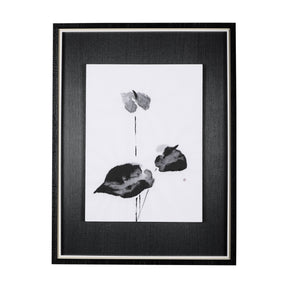 Peace Lily I by Mercana Studio a Hand Embellished Textured Framed Art Print by Mercana at Eve Furniture