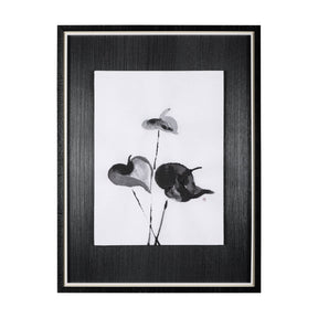Peace Lily II by Mercana Studio a Hand Embellished Textured Framed Art Print by Mercana at Eve Furniture