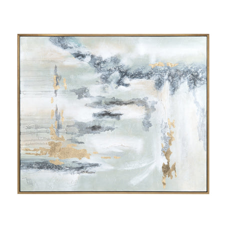 Peace Of Mind Green/Gold Canvas by Crestview at Eve Furniture