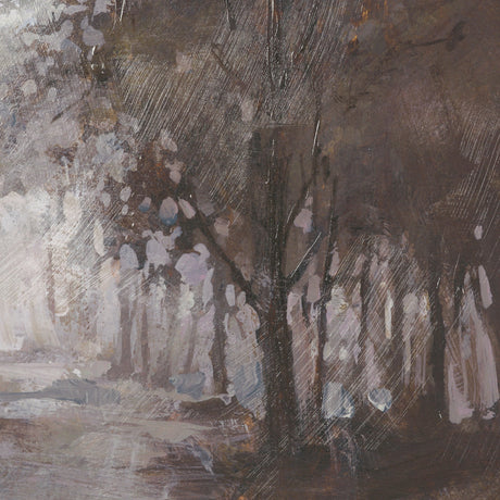 Peaceful Forest I by Mercana Studio Hand-Embellished Textured Framed Artwork Matted under Glass by Mercana at Eve Furniture