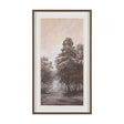 Peaceful Forest I by Mercana Studio Hand-Embellished Textured Framed Artwork Matted under Glass by Mercana at Eve Furniture