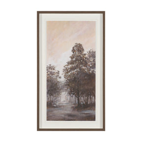 Peaceful Forest I by Mercana Studio Hand-Embellished Textured Framed Artwork Matted under Glass by Mercana at Eve Furniture