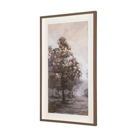Peaceful Forest II by Mercana Studio Hand-Embellished Textured Framed Artwork Matted under Glass by Mercana at Eve Furniture