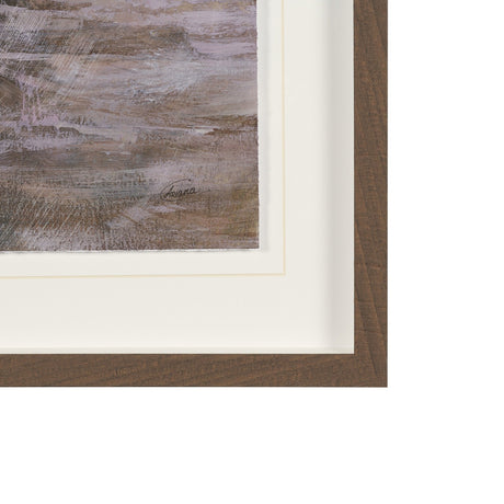 Peaceful Forest II by Mercana Studio Hand-Embellished Textured Framed Artwork Matted under Glass by Mercana at Eve Furniture