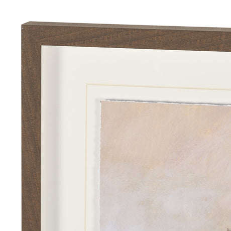 Peaceful Forest II by Mercana Studio Hand-Embellished Textured Framed Artwork Matted under Glass by Mercana at Eve Furniture