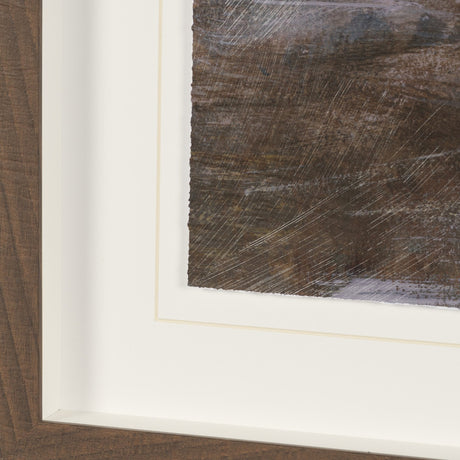 Peaceful Forest II by Mercana Studio Hand-Embellished Textured Framed Artwork Matted under Glass by Mercana at Eve Furniture