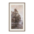 Peaceful Forest II by Mercana Studio Hand-Embellished Textured Framed Artwork Matted under Glass by Mercana at Eve Furniture