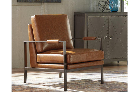 Peacemaker Brown Accent Chair by Ashley at Eve Furniture