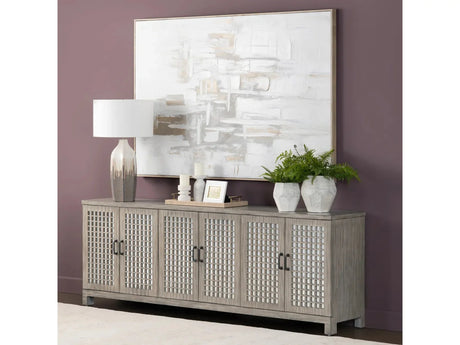 Peacham White/Grey Canvas by Crestview at Eve Furniture