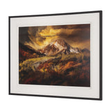 Peak Pursuit by Bobbie Goodrich a Hand Embellished Framed Photo Art Print Matted under Glass by Mercana at Eve Furniture