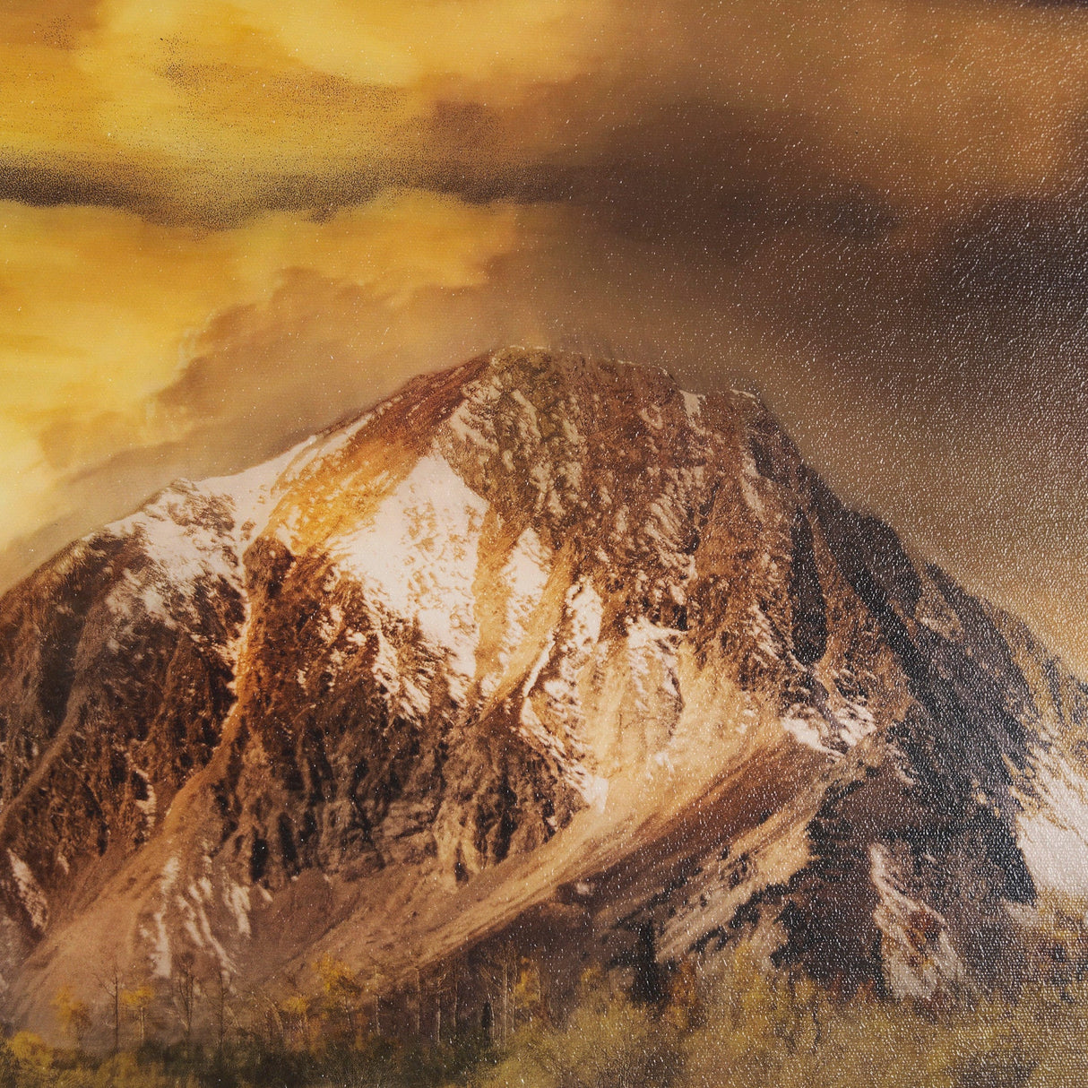 Peak Pursuit by Bobbie Goodrich a Hand Embellished Framed Photo Art Print Matted under Glass by Mercana at Eve Furniture
